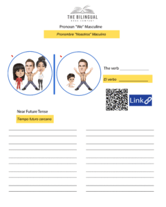 General Spanish Pronouns We Masculine Worksheets bilingual teacher resources