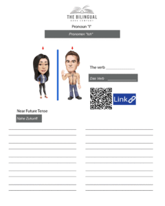 General German Pronoun I Worksheets bilingual teacher resources