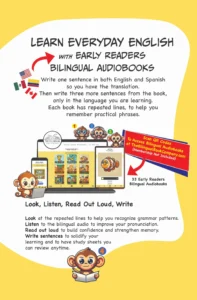 English spanish bilingual Activity Books 3
