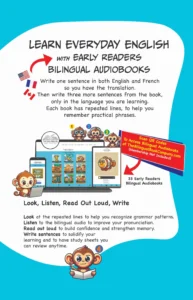 English French bilingual Activity Books 4