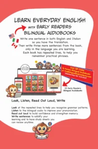 English Italian bilingual Activity Books 3