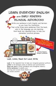 English German bilingual Activity Books 3